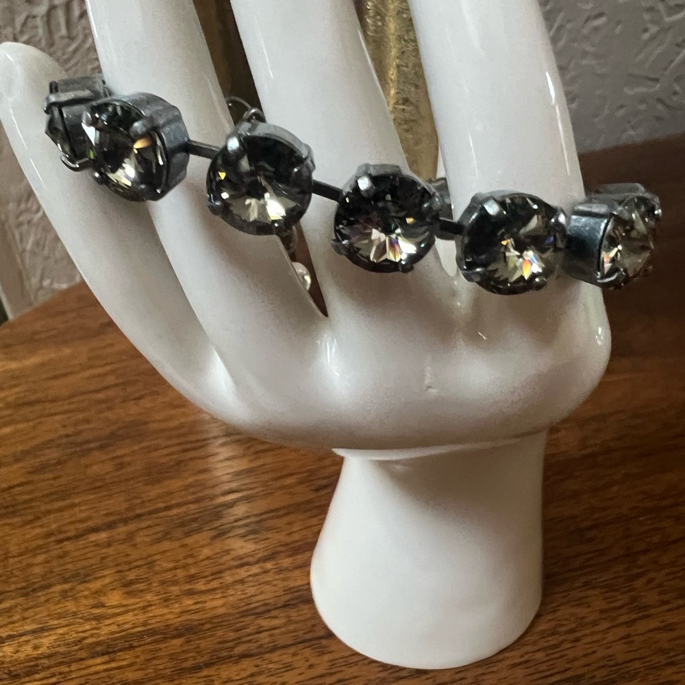 SABIKA Elegant Silver Crystal Bracelet